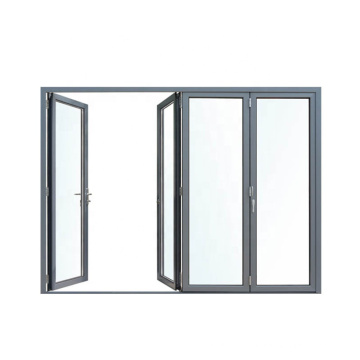 Folding partition wall glass windows and doors